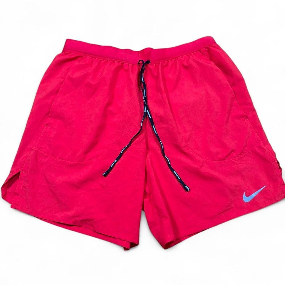 Nike Dri-Fit Flex Stride 7-Inch Red Men's Brief Lined Running Shorts Medium M